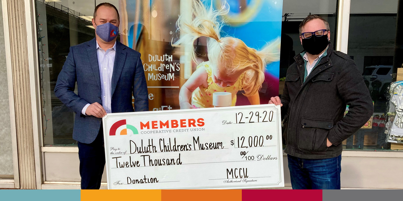 MCCU Donates $12,000 to the Duluth Children's Museum